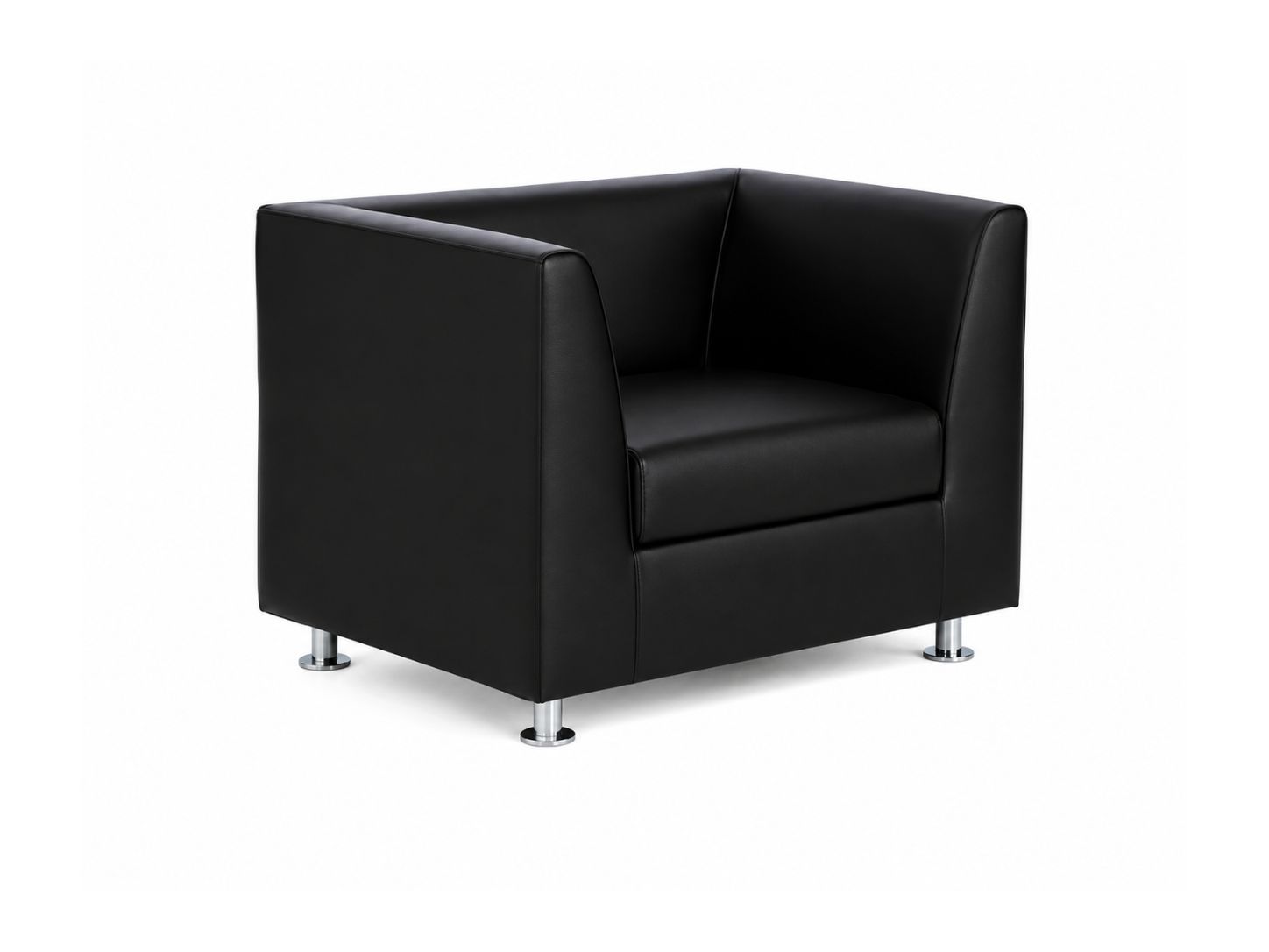 Single Black Sofa