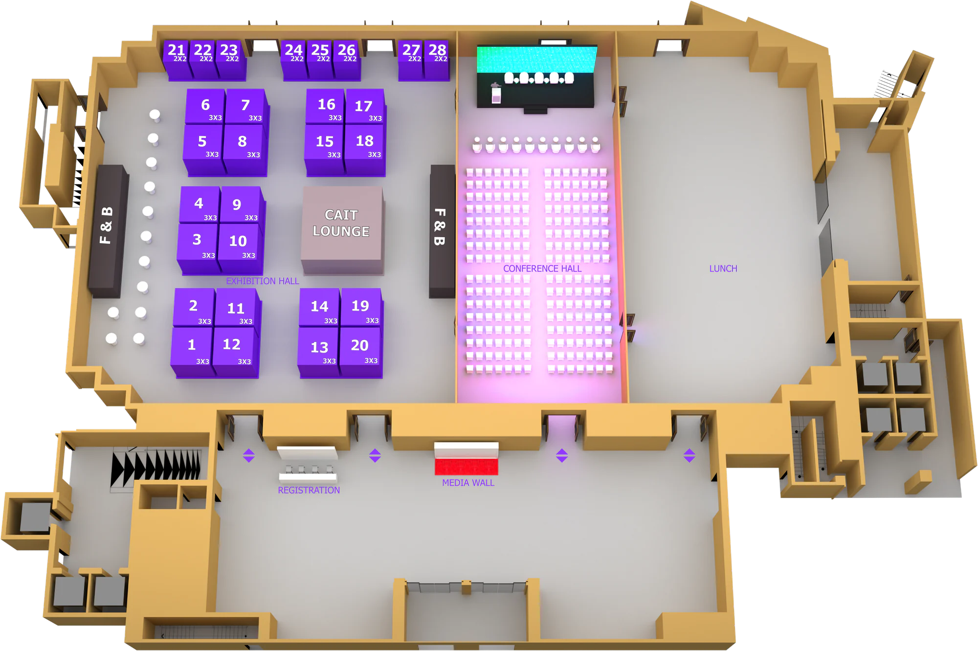 5th Digital Transformation Kuwait floor plan